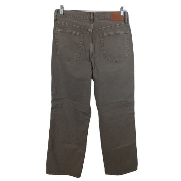 American Eagle 77 Stovepipe Mens Size 12 Gray Straight Cut Low Rise Denim Jeans - Picture 2 of 11